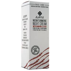 Alaffia Night Cream Neem Turmeric 3 fl.oz