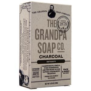 The Grandpa Soap Co Charcoal Detoxify Bar Soap  4.25 oz