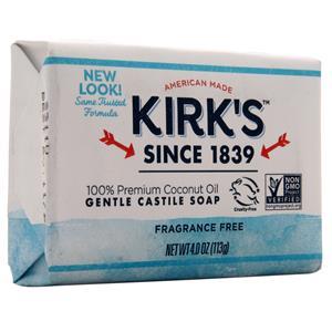 Kirk's Natural Gentle Castile Soap Fragrance Free 4 oz