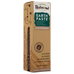 Redmond Life Earth Paste - Amazingly Natural Toothpaste Wintergreen 4 oz