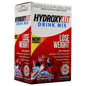 Muscletech Hydroxycut Pro Clinical Instant Drink Mix Wildberry 21 pckts