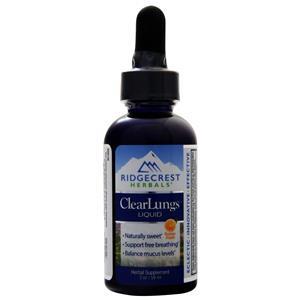 Ridgecrest Herbals ClearLungs Liquid Orange 2 oz