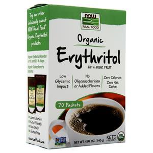 Now Erythritol - Organic Packets  70 pckts