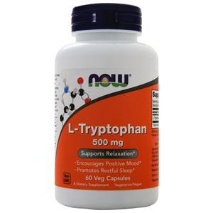 Now L-Tryptophan (500mg)  60 vcaps