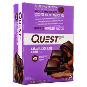 Quest Nutrition Quest Protein Bar Caramel Chocolate Chunk 12 bars