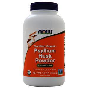 Now Psyllium Husk Powder - Certified Organic  12 oz