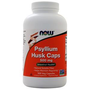 Now Psyllium Husk Caps (500mg)  500 vcaps