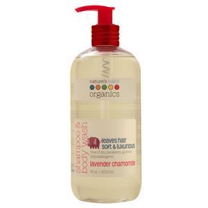 Nature's Baby Organics Shampoo & Body Wash Lavender Chamomile 16 oz