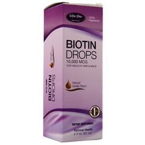 Life-Flo Biotin Drops Natural Vanilla 2 fl.oz