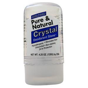 Deodorant Stones of America Pure & Natural Crystal Deodorant Stone Unscented 4.25 oz