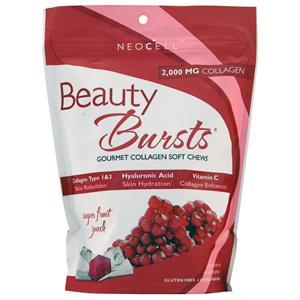 Neocell Beauty Bursts - Gourmet Collagen Soft Chews Super Fruit Punch 60 chews