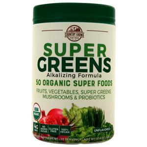 Country Farms Super Greens - Alkalizing Formula Unflavored 300 grams