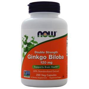 Now Ginkgo Biloba (120mg)  200 vcaps