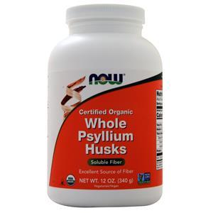 Now Whole Psyllium Husks - Certified Organic  12 oz