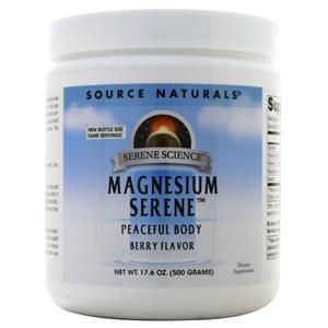 Source Naturals Magnesium Serene Berry Flavor 17.6 oz