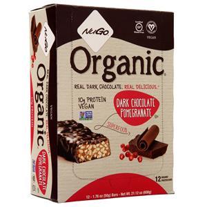 Nugo Nutrition NuGo Organic Bar Dark Chocolate Pomegranate 12 bars