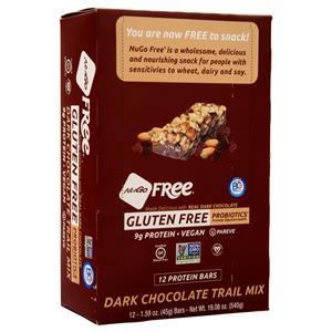 Nugo Nutrition NuGo Free Bar Dark Chocolate Trail Mix 12 bars