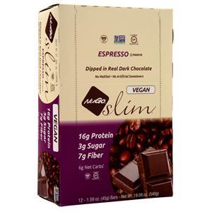 Nugo Nutrition Slim Vegan Bar Espresso 12 bars