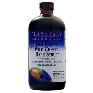 Planetary Formulas Old Indian Wild Cherry Bark Syrup with Echinacea 16 fl.oz