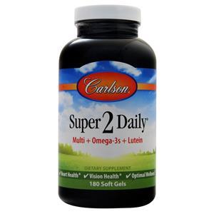 Carlson Super 2 Daily  180 sgels