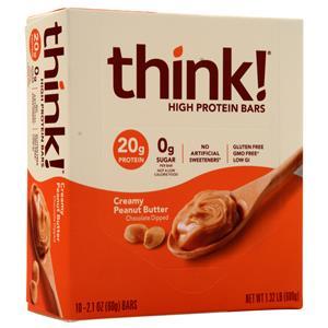 Think Thin High Protein Bar Creamy Peanut Butter 10 bars