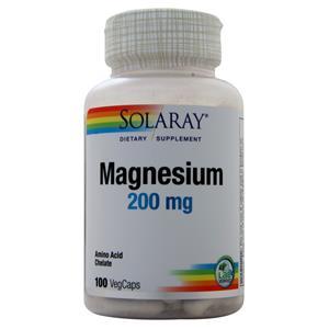 Solaray Magnesium (200mg)  100 vcaps