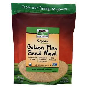 Now Golden Flax Seed Meal - Organic  22 oz