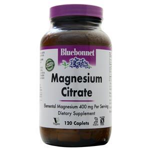 Bluebonnet Magnesium Citrate (400mg)  120 cplts