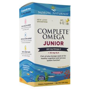 Nordic Naturals Complete Omega Junior Lemon 180 sgels