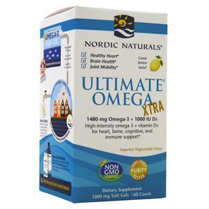 Nordic Naturals Ultimate Omega Xtra Lemon 60 sgels