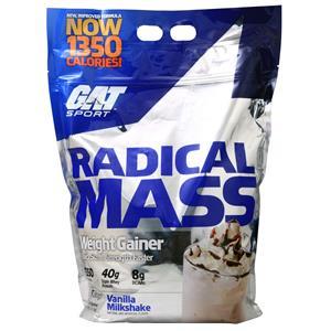 GAT Radical Mass Weight Gainer Vanilla Milkshake 12 lbs