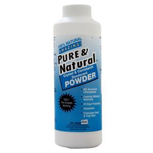 Deodorant Stones of America Pure & Natural Crystal & Cornstarch Deodorant Powder - 100% Natural Unscented 4 oz