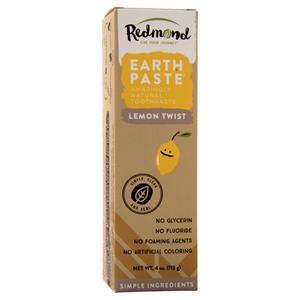Redmond Life Earth Paste - Amazingly Natural Toothpaste Lemon Twist 4 oz