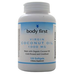 Body First Coconut Oil  120 sgels
