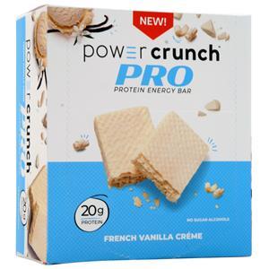 Power Crunch Pro - Protein Energy Bar French Vanilla Creme 12 bars