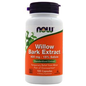 Now Willow Bark Extract  100 caps