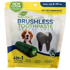 Ark Naturals Brushless Toothpaste Dental Chew Small Size 8-20 lbs. 12 oz