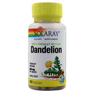 Solaray Dandelion - Organically Grown  100 vcaps