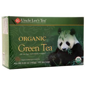 Uncle Lee's Tea Organic Green Tea  100 pckts