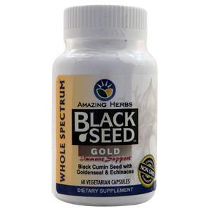 Amazing Herbs Whole Spectrum Black Seed Gold  60 vcaps