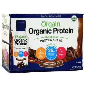 Orgain Organic Protein RTD Creamy Chocolate 12 bttls