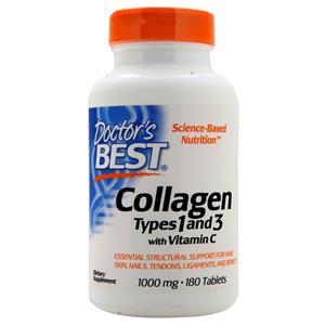 Doctor's Best Collagen Types 1 and 3 with Vitamin C  180 tabs