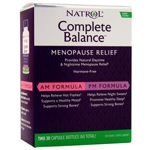 Natrol Complete Balance Menopause Relief - AM/PM Formula  60 caps