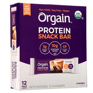 Orgain Protein Snack Bar S'mores 12 bars