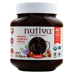 Nutiva Organic Hazelnut Spread with Cocoa Classic 13 oz