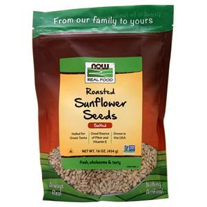 Now Sunflower Seeds - Roasted, Salted Hulled  16 oz