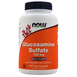 Now Glucosamine Sulfate (750mg)  240 vcaps