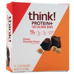 Think Thin Protein+ 150 Calorie Bar Chunky Chocolate Peanut 10 bars