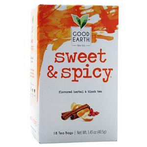 Good Earth Teas Sweet & Spicy Tea Black Tea 18 pckts