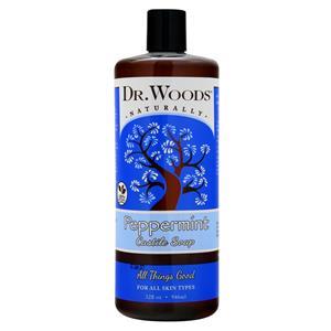 Dr. Woods Castile Soap - Liquid Peppermint 32 fl.oz